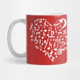 Musical Heart Mug